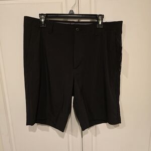 Grand Slam Men's Black Flat Front Shorts